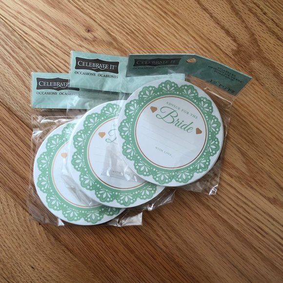 NEW! Celebrate It Advice for the Bride Cards - Picture 1 of 5